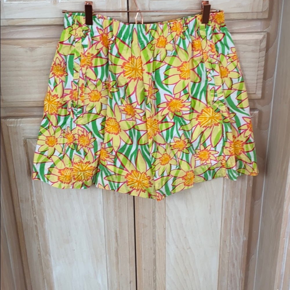 Lilly Pulitzer vintage daffodil skirt size large